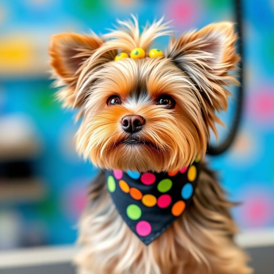 Happy groomed dog by Bark & Ride